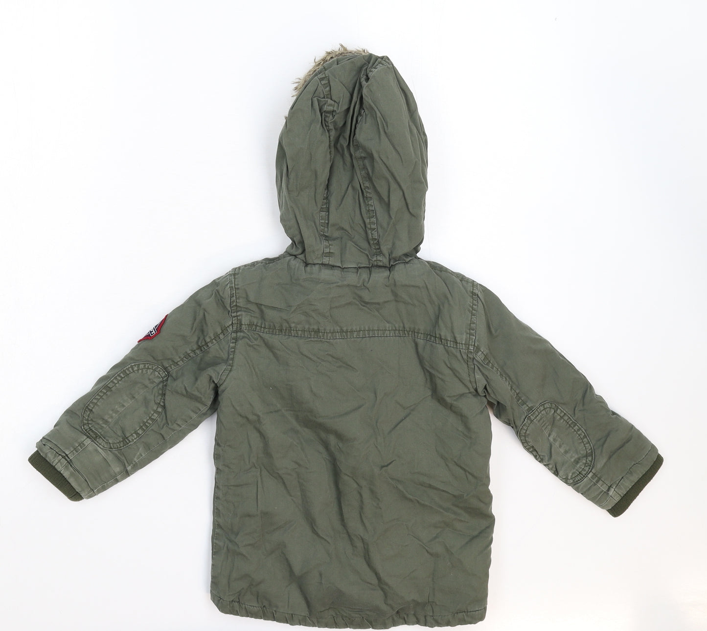 Rebel Baby Green   Parka Coat Size 24 Months