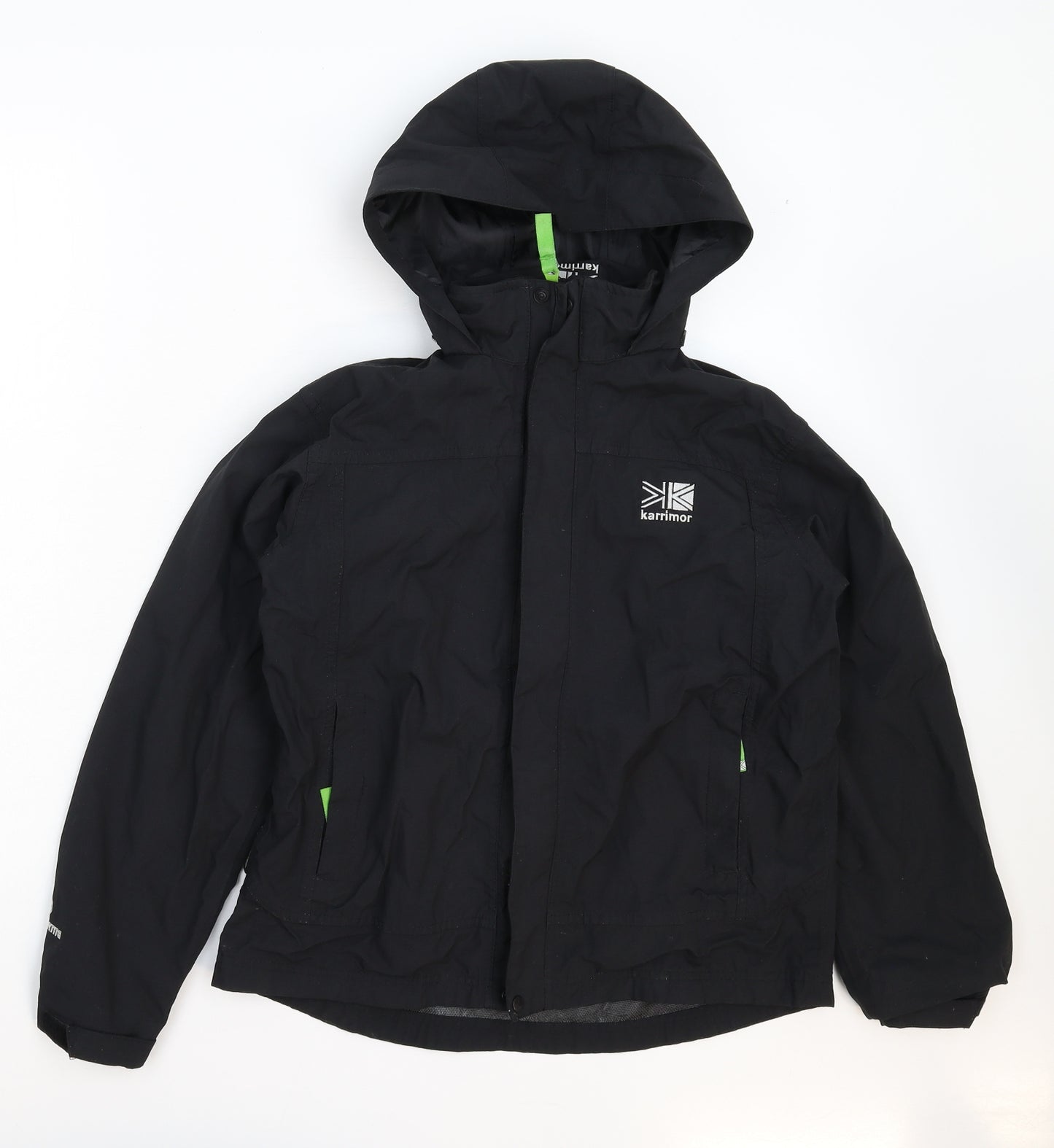 Karrimor Boys Black   Rain Coat Coat Size 11-12 Years
