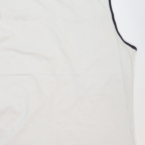 Slazenger Mens White   Basic Tank Size XL
