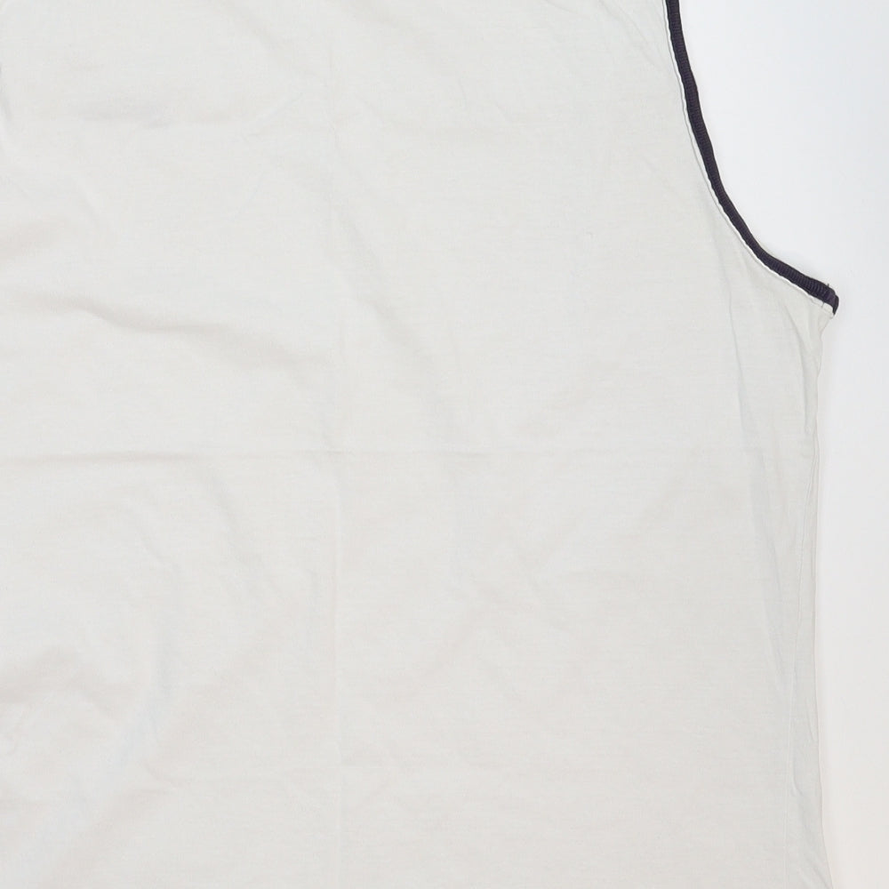 Slazenger Mens White   Basic Tank Size XL
