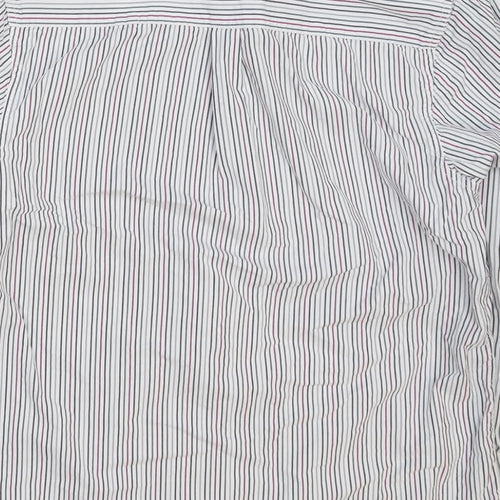 White Stuff Mens White Striped   Dress Shirt Size M