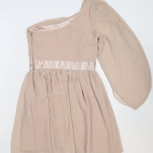 Lipsy Womens Beige   Mini  Size 8