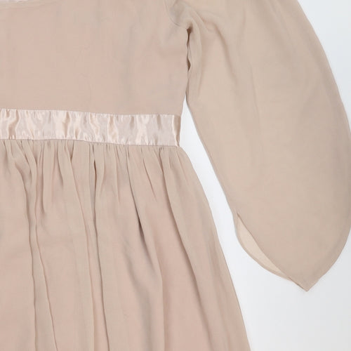 Lipsy Womens Beige   Mini  Size 8