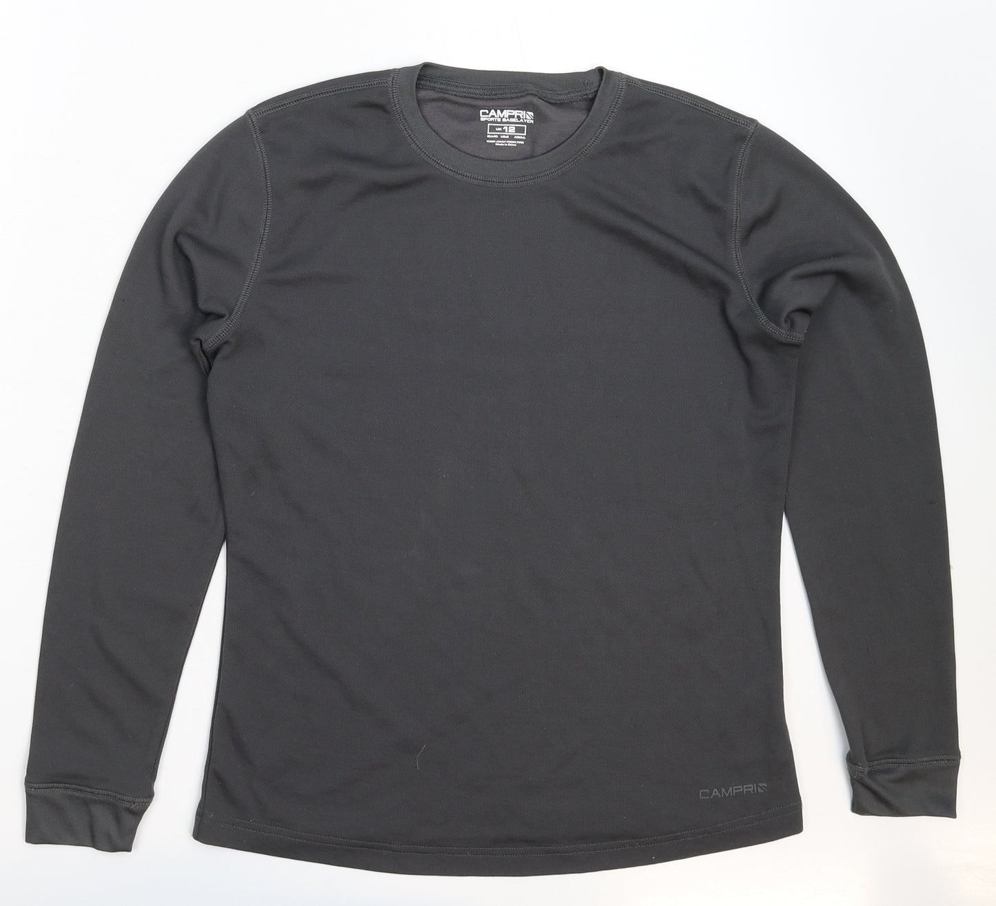 Campri Womens Grey   Jersey T-Shirt Size 12  - Baselayer
