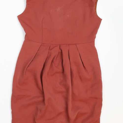 H&M Womens Beige   Mini  Size 8