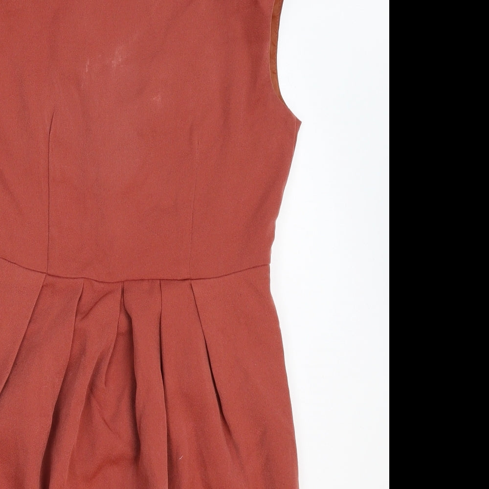 H&M Womens Beige   Mini  Size 8