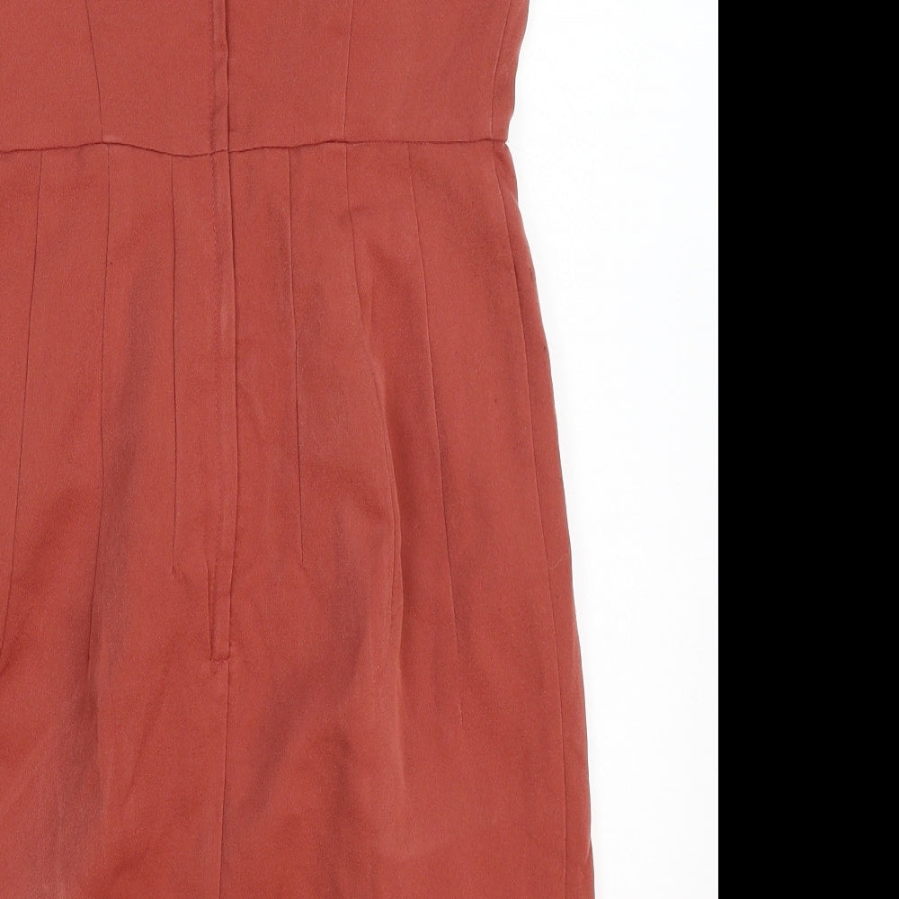 H&M Womens Beige   Mini  Size 8