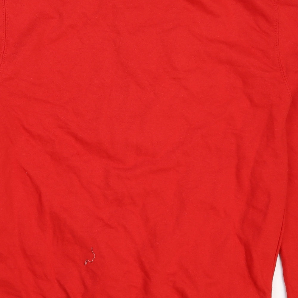 Lipsy Womens Red   Pullover Sweatshirt Size S  - Oversized