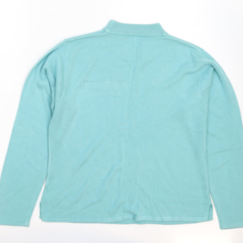Fay Louise Womens Blue  Knit Pullover Jumper Size L