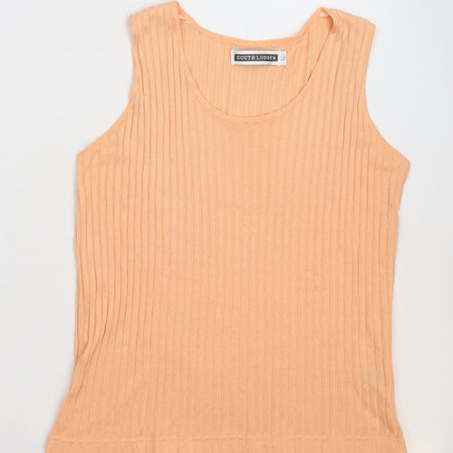 South Lodge Womens Beige  Knit Basic Tank Size M