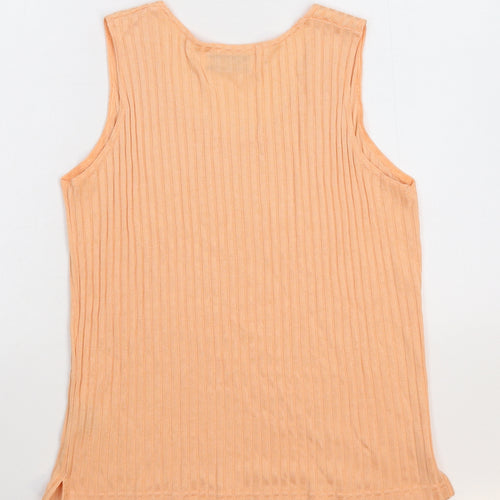 South Lodge Womens Beige  Knit Basic Tank Size M