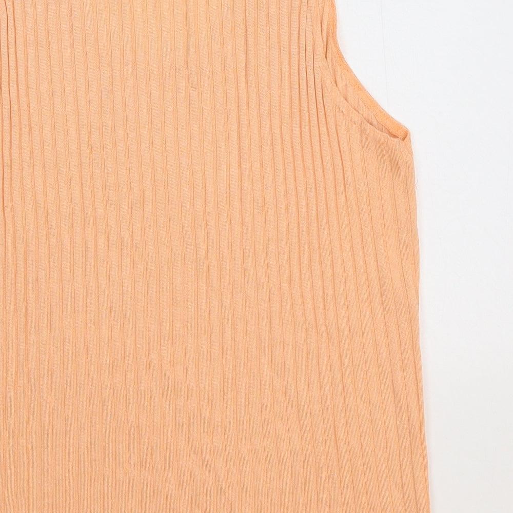 South Lodge Womens Beige  Knit Basic Tank Size M