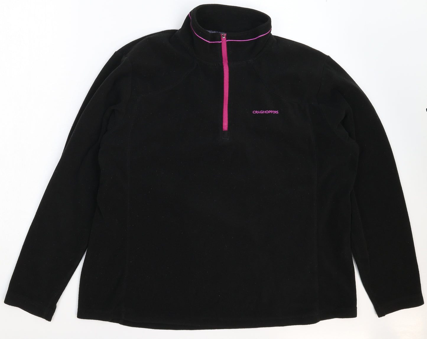Craghoppers Womens Black  Fleece Jacket  Size 18