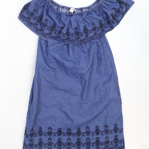 Denim & Co. Womens Blue   Mini  Size 6