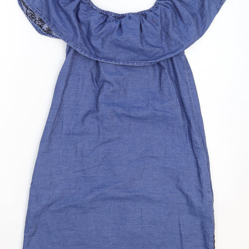 Denim & Co. Womens Blue   Mini  Size 6