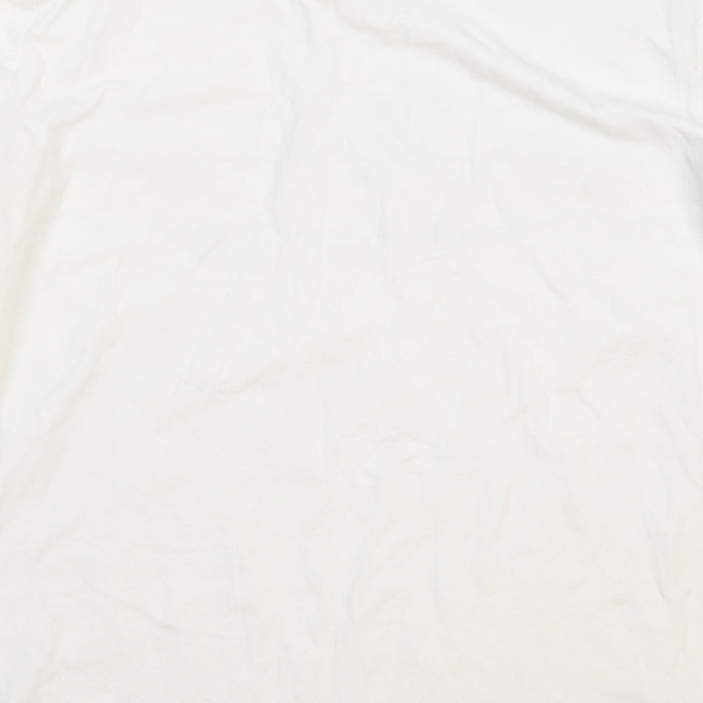 ESMARA Womens White   Basic T-Shirt Size 16