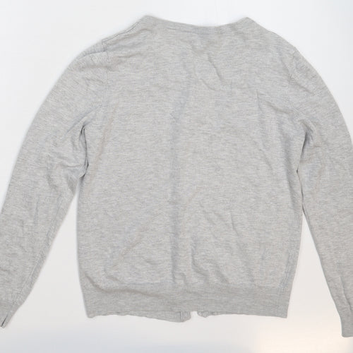 George Womens Grey  Knit Cardigan Jumper Size 12