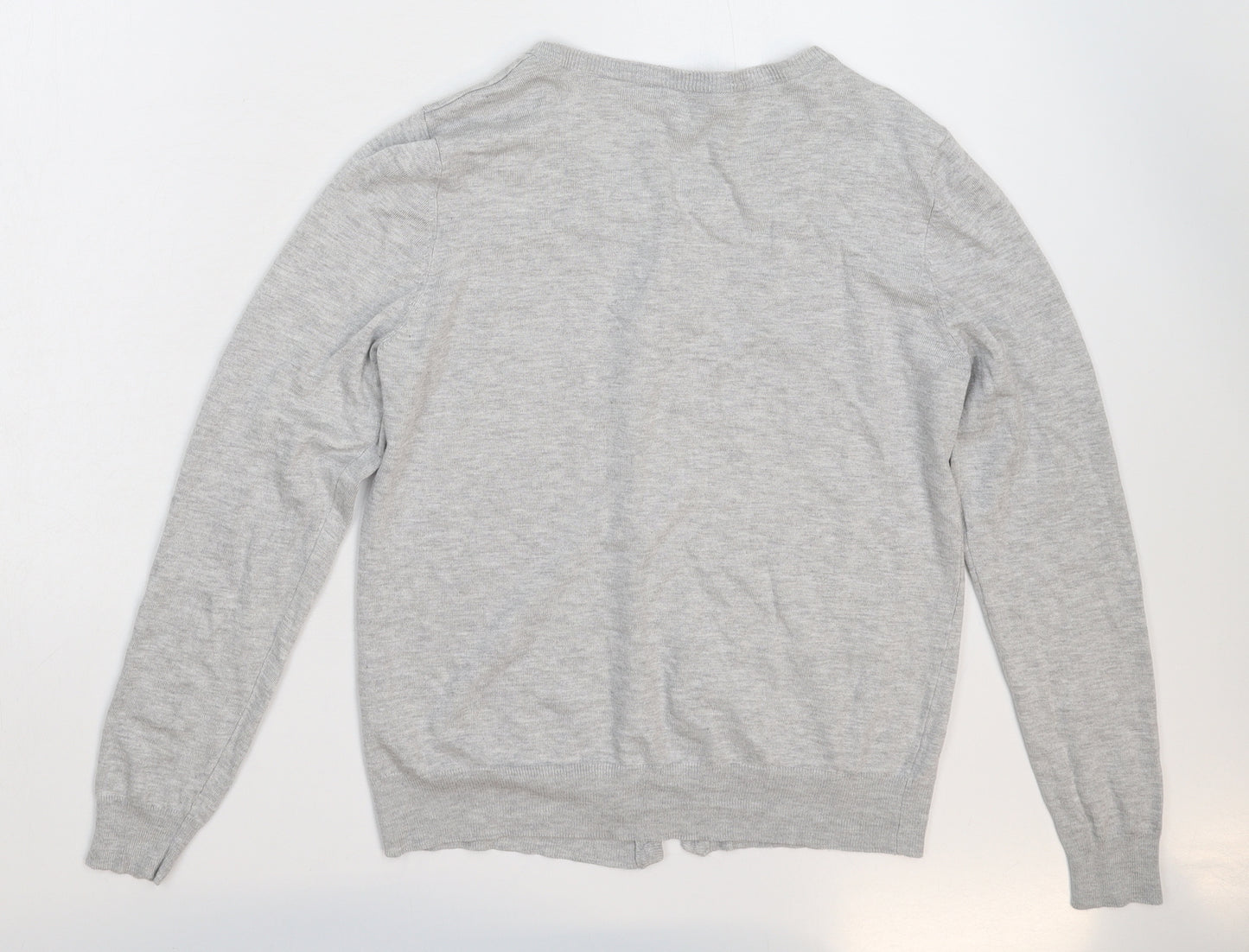 George Womens Grey  Knit Cardigan Jumper Size 12