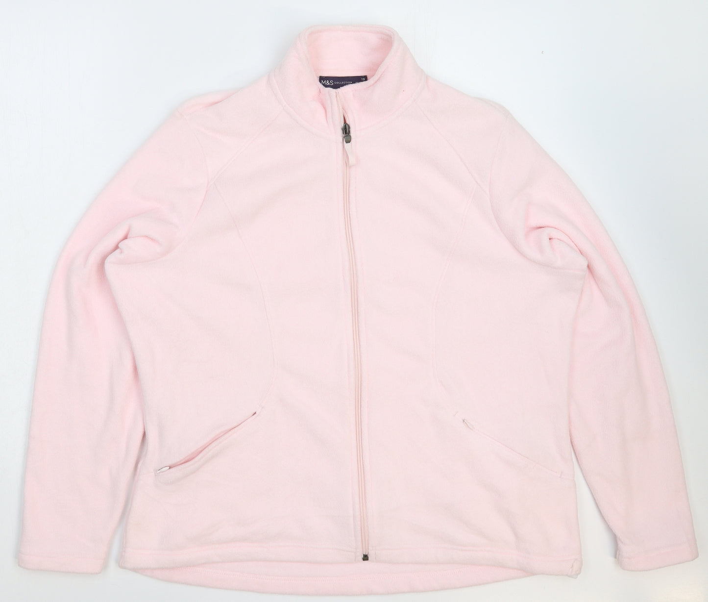 Marks and Spencer Womens Pink  Fleece Jacket  Size 18