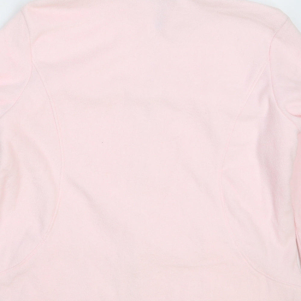 Marks and Spencer Womens Pink  Fleece Jacket  Size 18