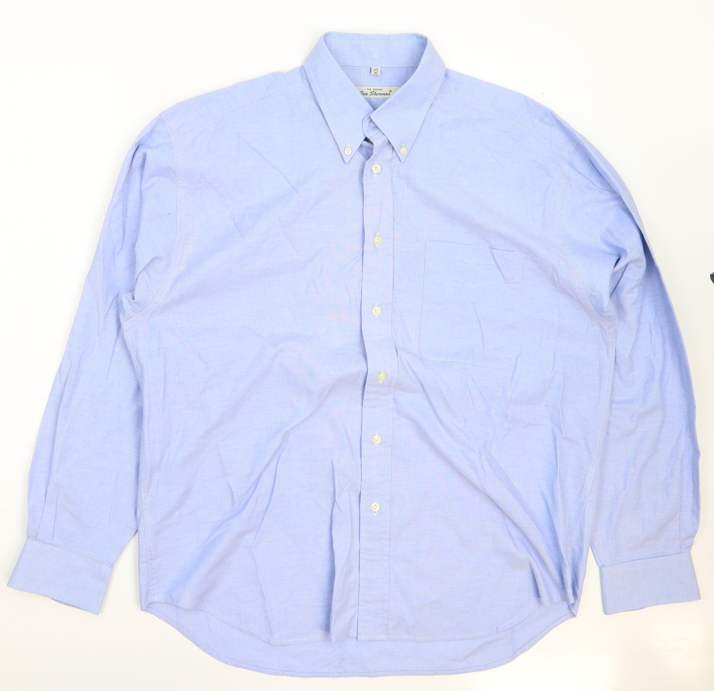 Ben Sherman Mens Blue    Dress Shirt Size 16.5