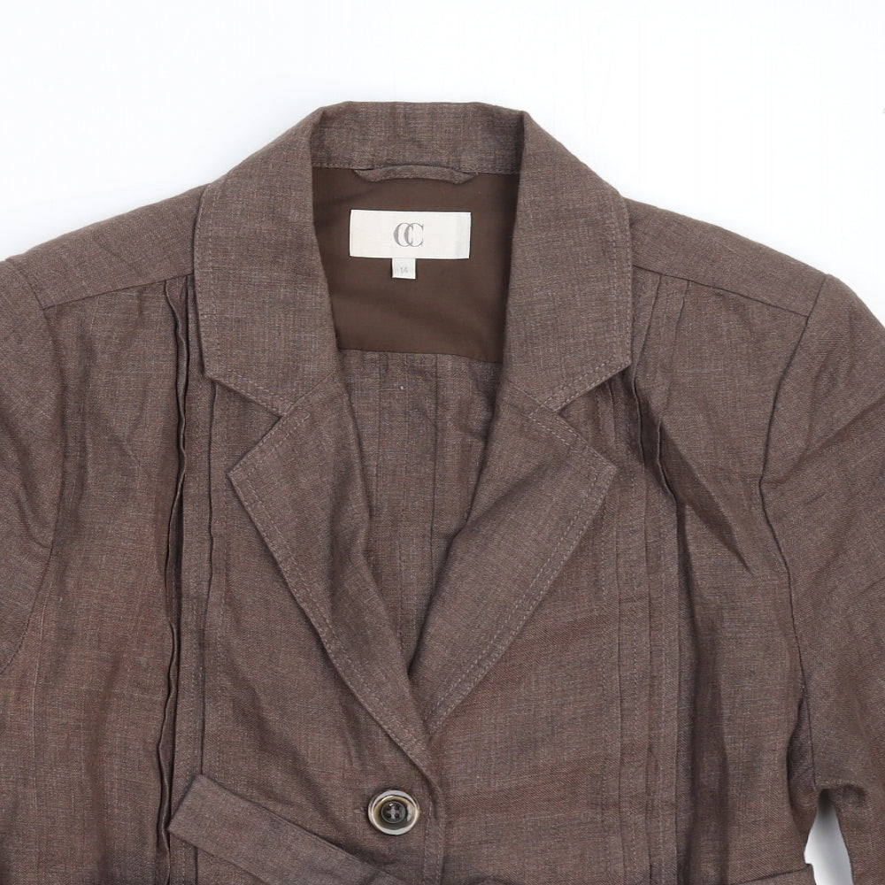 Country Casuals Womens Grey   Jacket Blazer Size 14