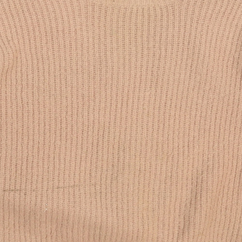 Atmosphere Womens Beige  Knit Pullover Jumper Size 8  - Oversized