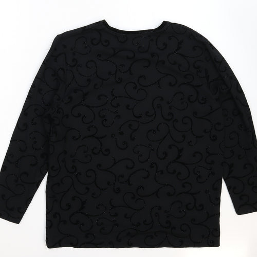 GolleHaug Womens Black   Pullover Sweatshirt Size 10