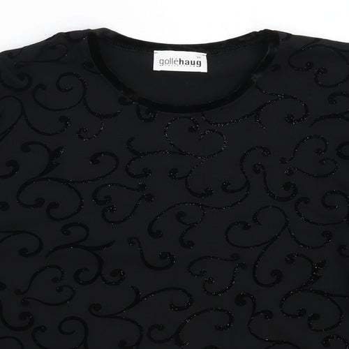 GolleHaug Womens Black   Pullover Sweatshirt Size 10