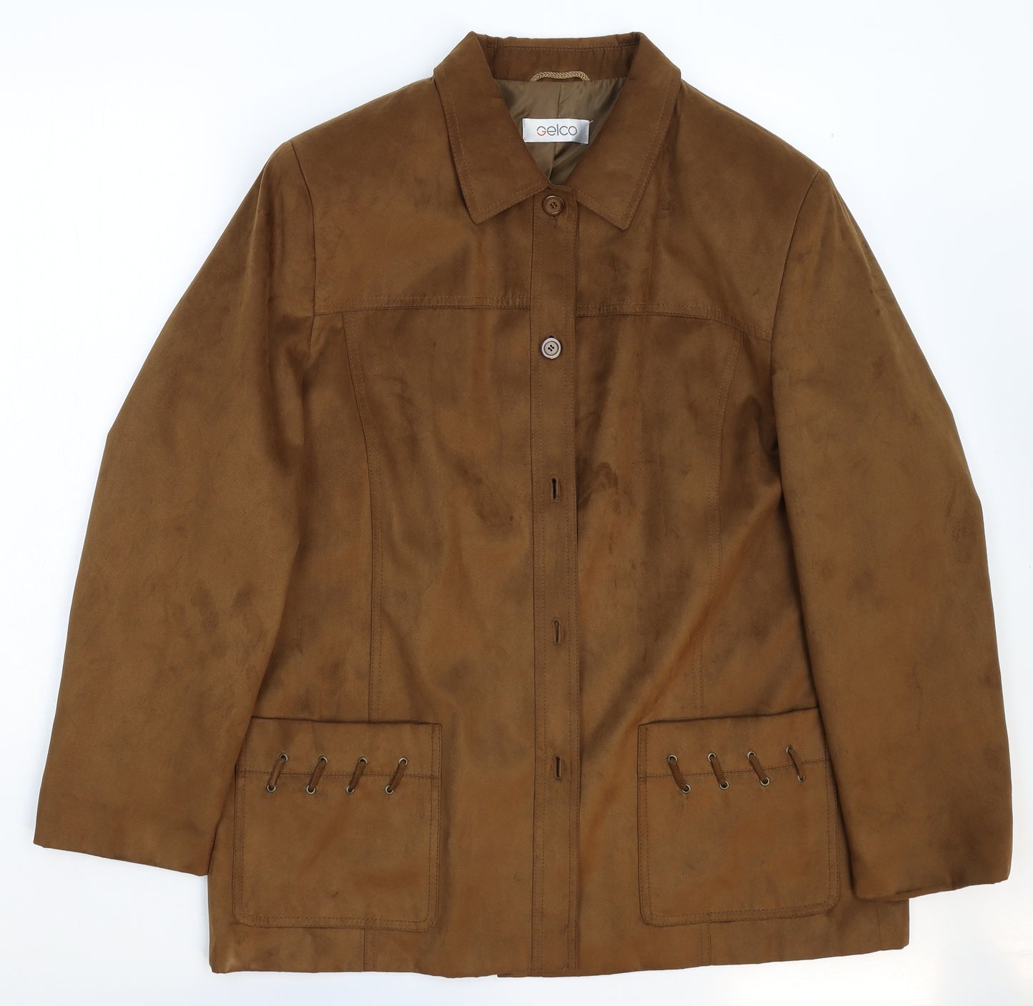 Gelco Womens Brown   Jacket  Size 20