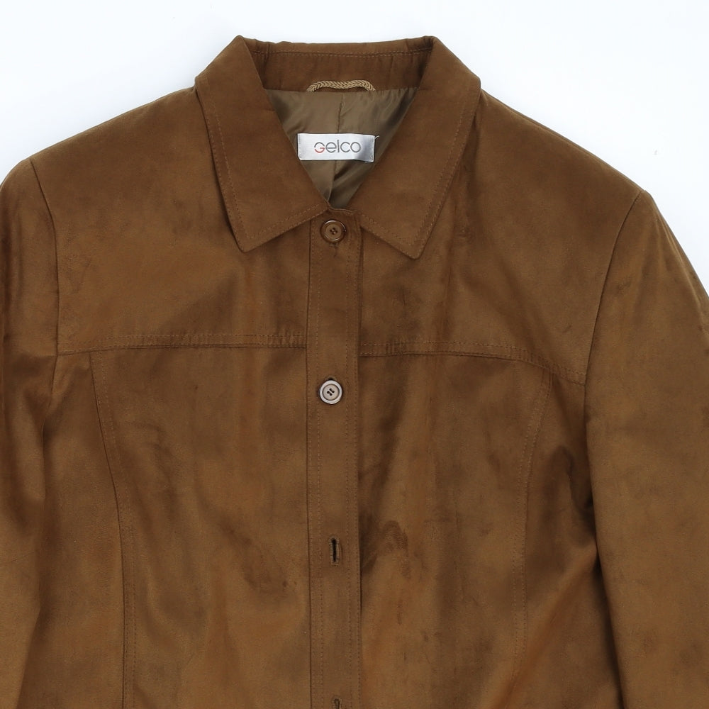 Gelco Womens Brown   Jacket  Size 20