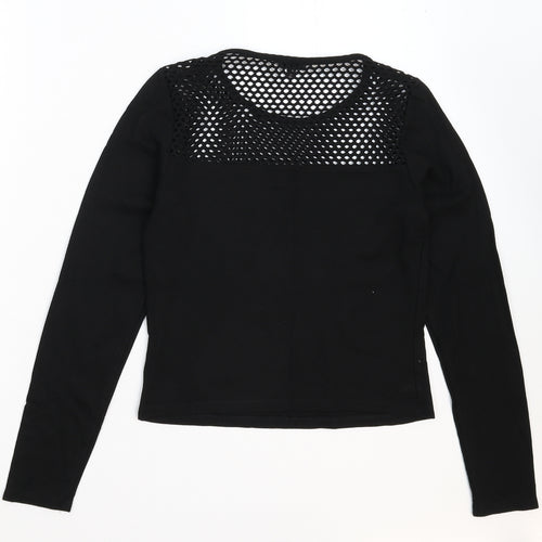 River Island Womens Black   Basic T-Shirt Size 12