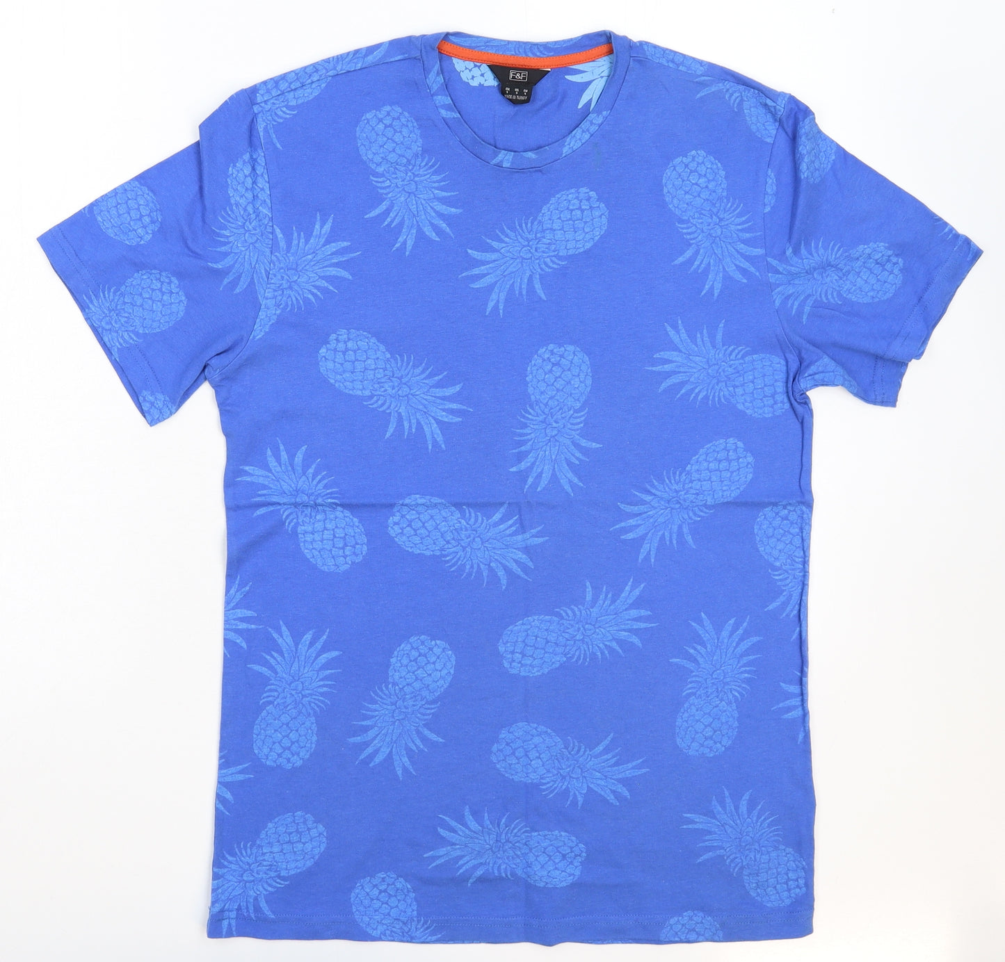 F&F Mens Blue    T-Shirt Size S