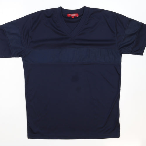 Raggazzo Mens Blue    T-Shirt Size M