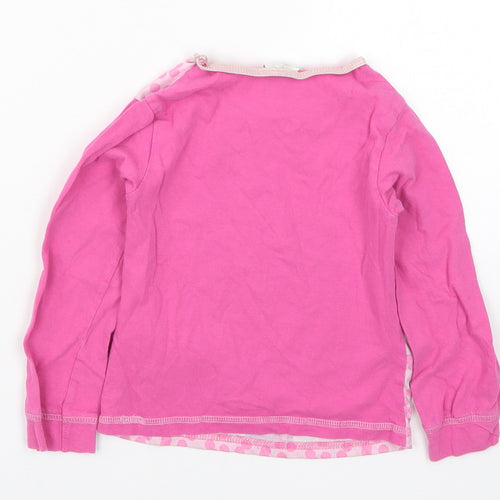 Preworn Girls Pink Solid  Top Pyjama Top Size 2-3 Years  - Minnie Mouse