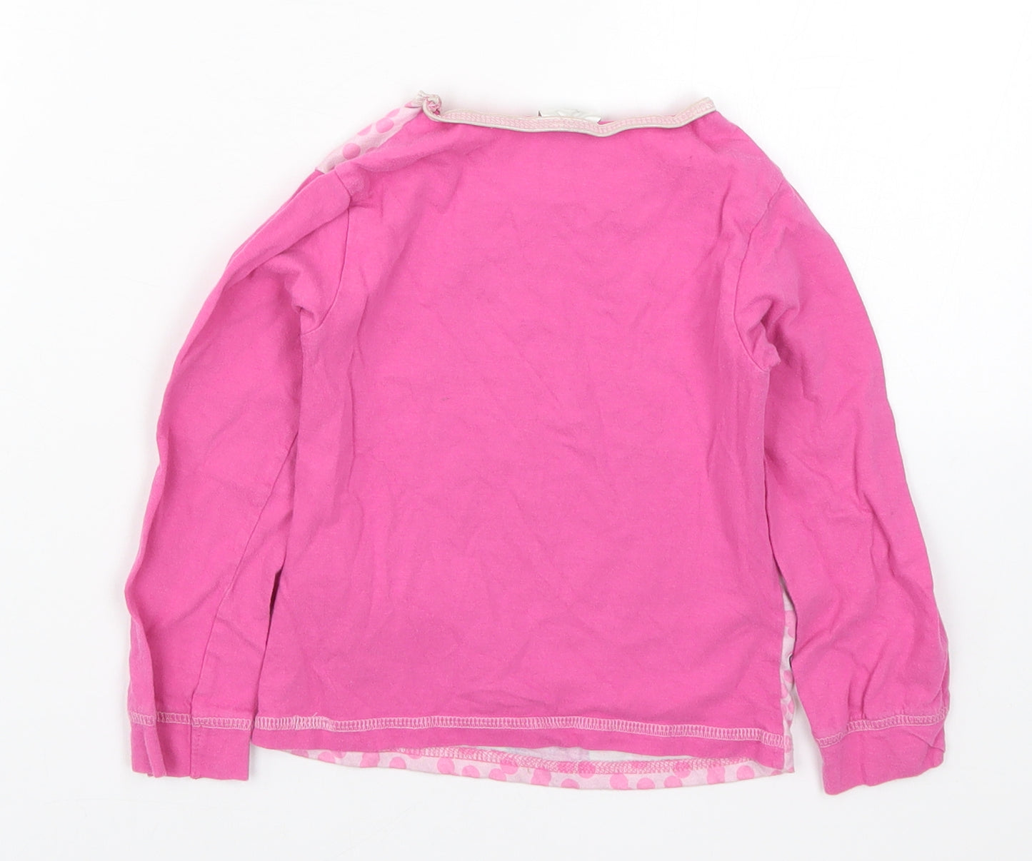 Preworn Girls Pink Solid  Top Pyjama Top Size 2-3 Years  - Minnie Mouse