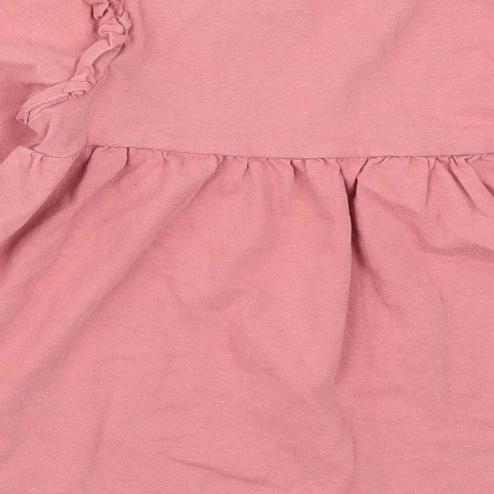 George Girls Pink   A-Line  Size 3-4 Years  - Cat Face