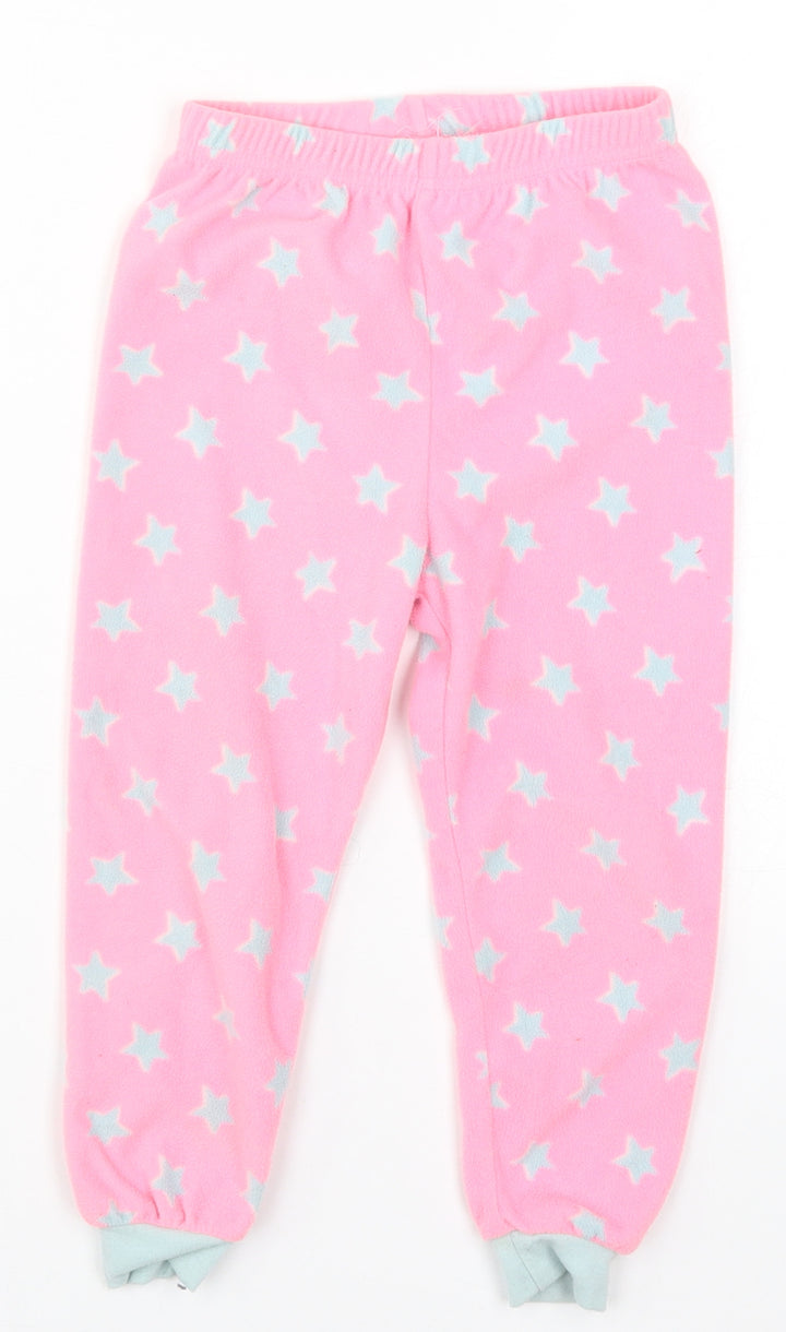 Primark Girls Pink Geometric  Tapered Jeans Size 3-4 Years - Stars Pyjamas