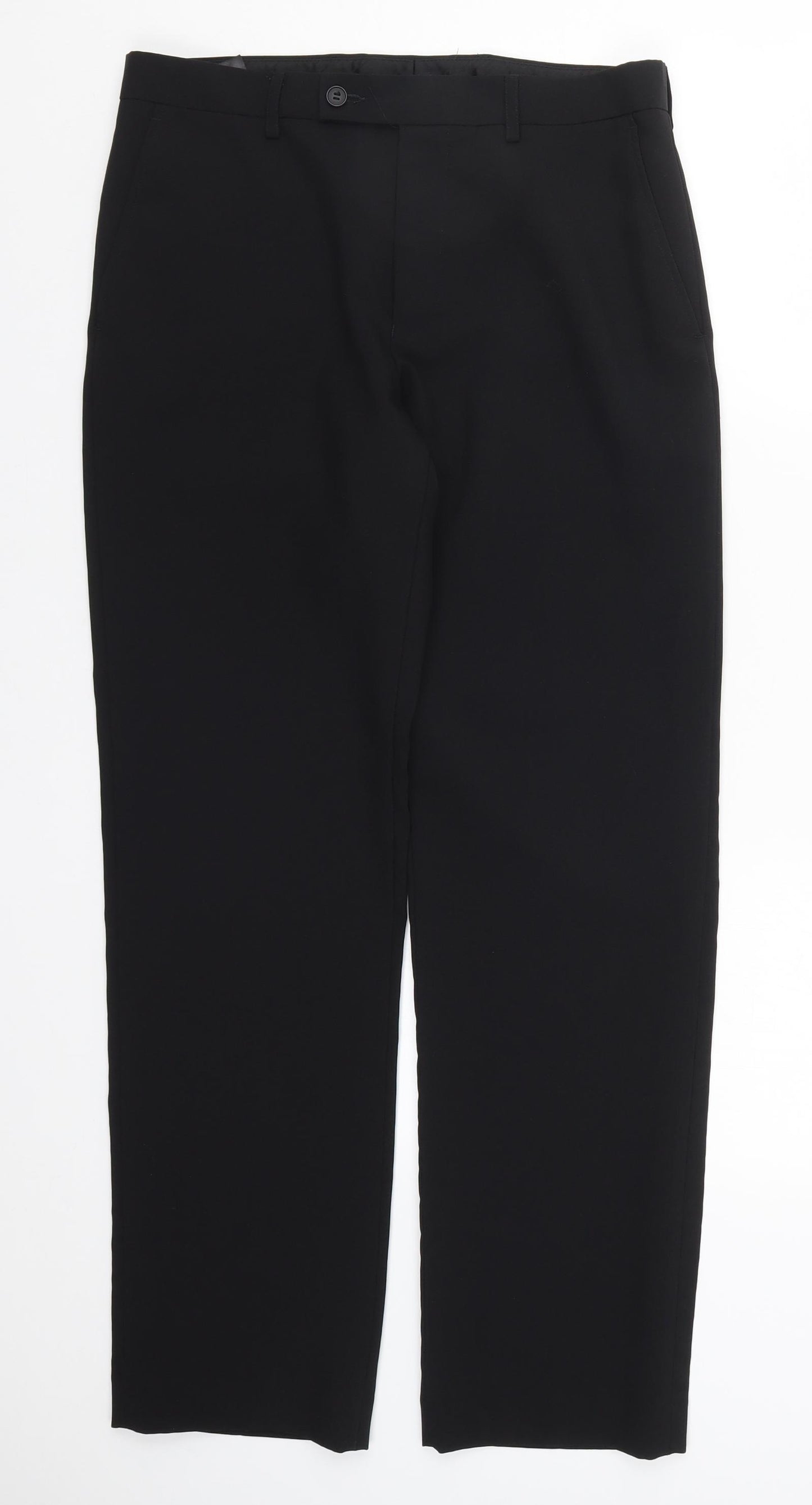 George Mens Black   Trousers  Size 32 L31 in