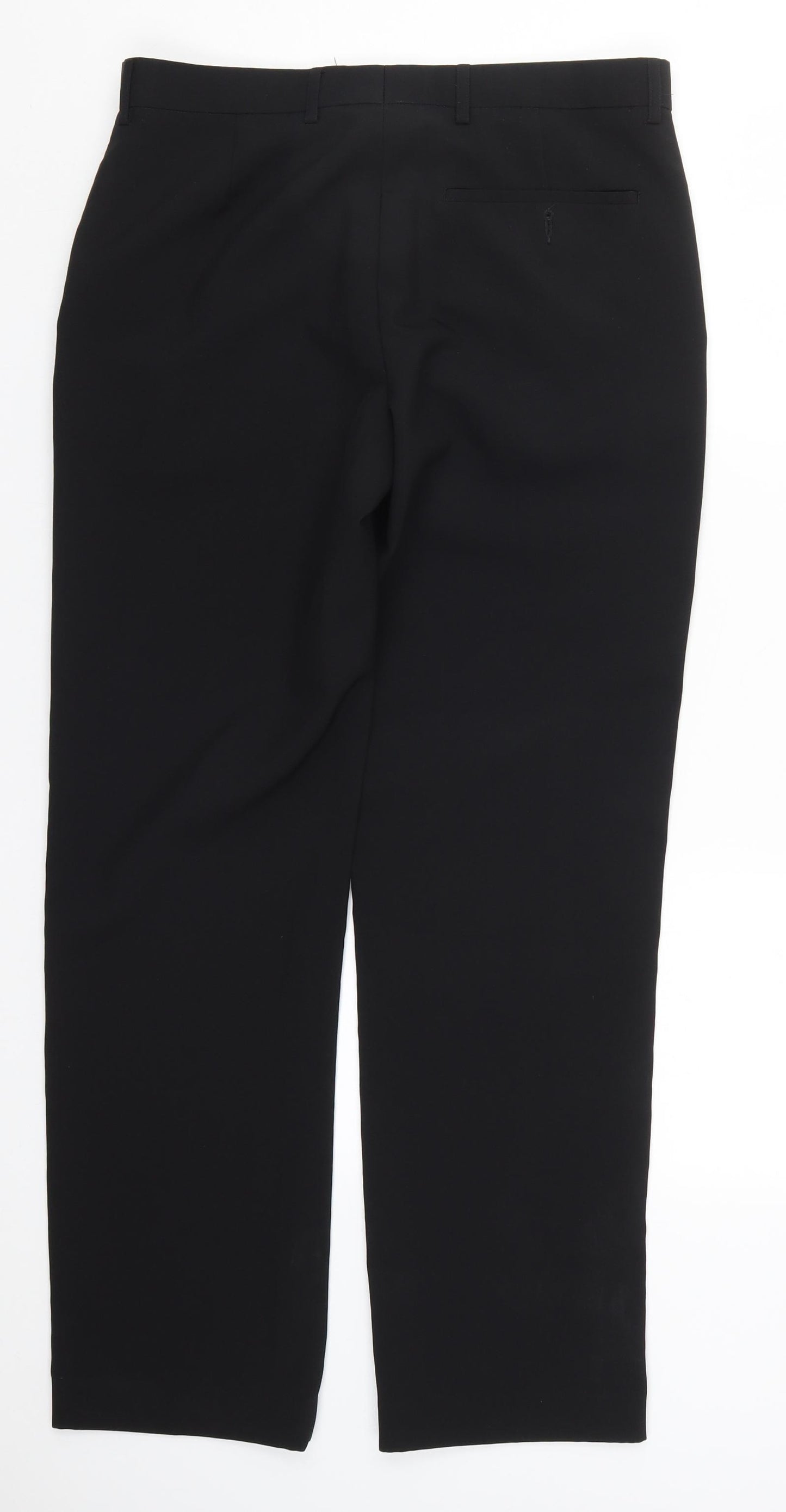 George Mens Black   Trousers  Size 32 L31 in
