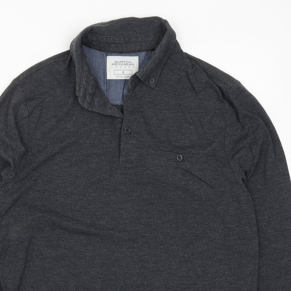 Burton Mens Grey    T-Shirt Size S