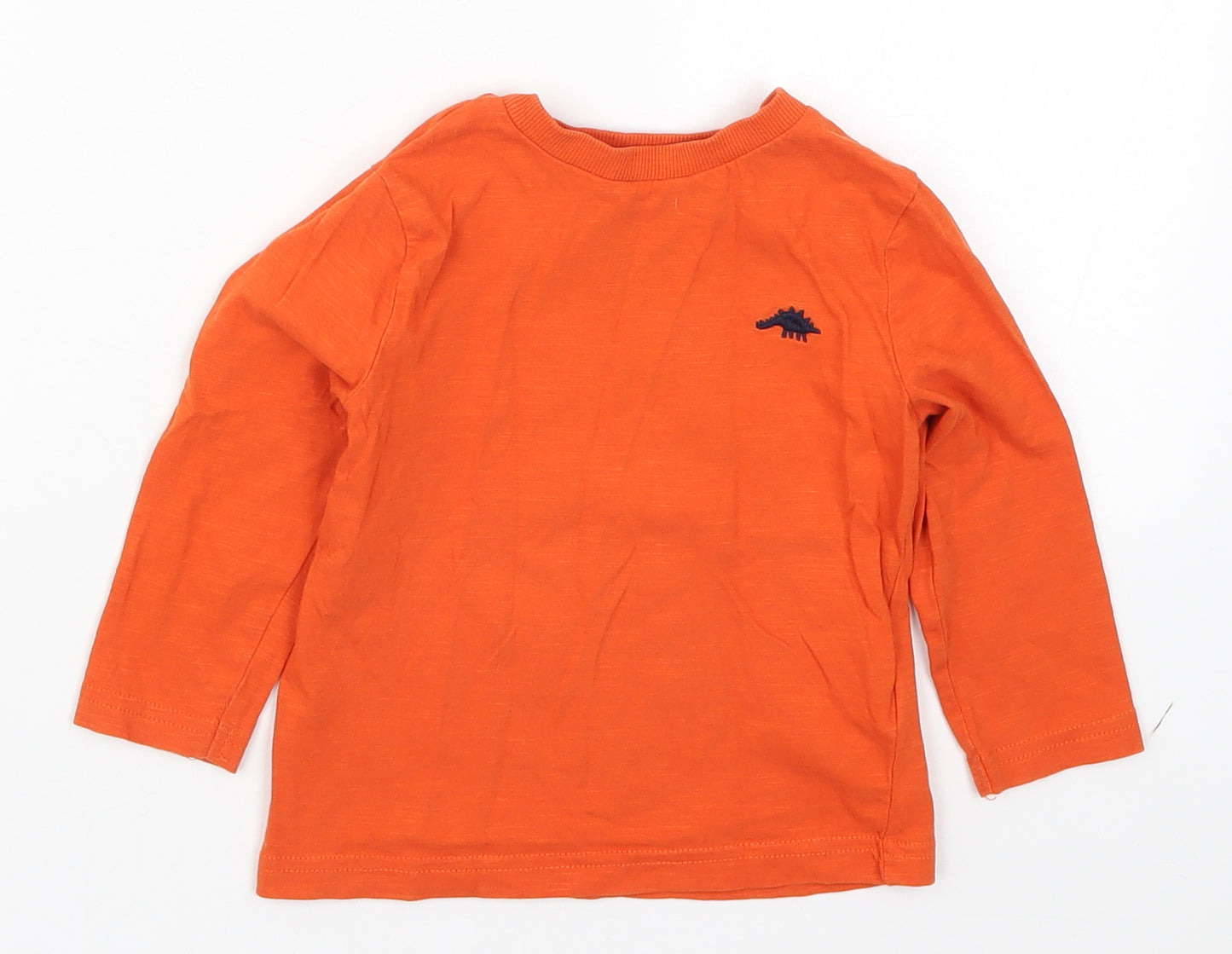 F&F Boys Orange   Basic T-Shirt Size 18-24 Months