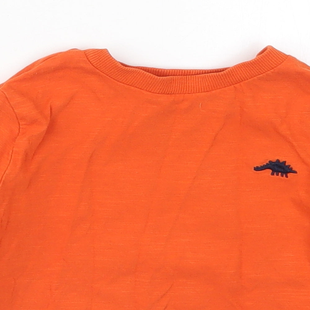 F&F Boys Orange   Basic T-Shirt Size 18-24 Months