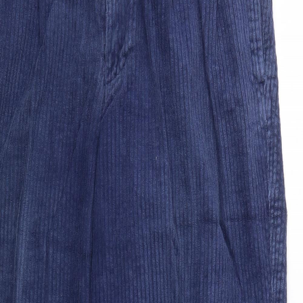 Baxter Mens Blue  Corduroy Trousers  Size 34 L27 in