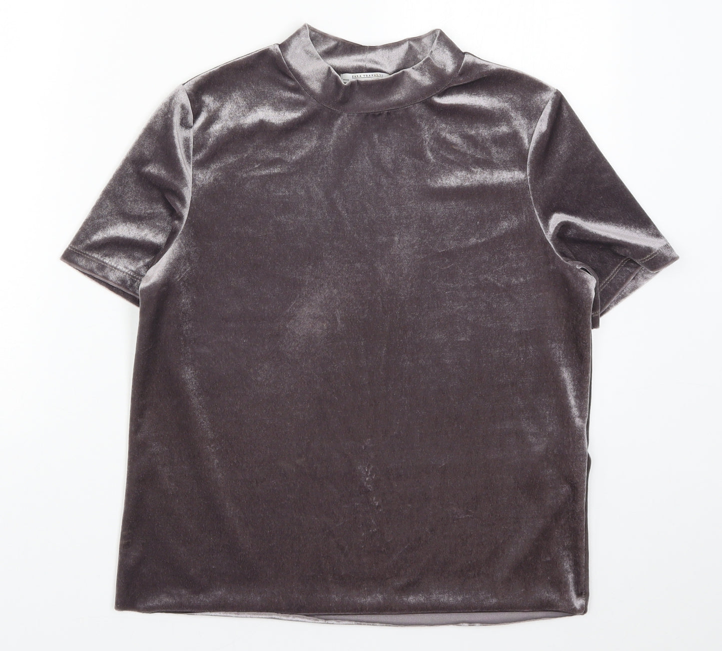 Zara Womens Purple   Basic T-Shirt Size M