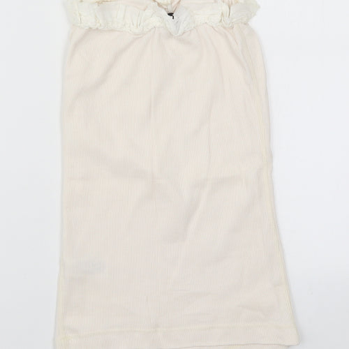 Miss Selfridge Womens White   Basic Tank Size 12