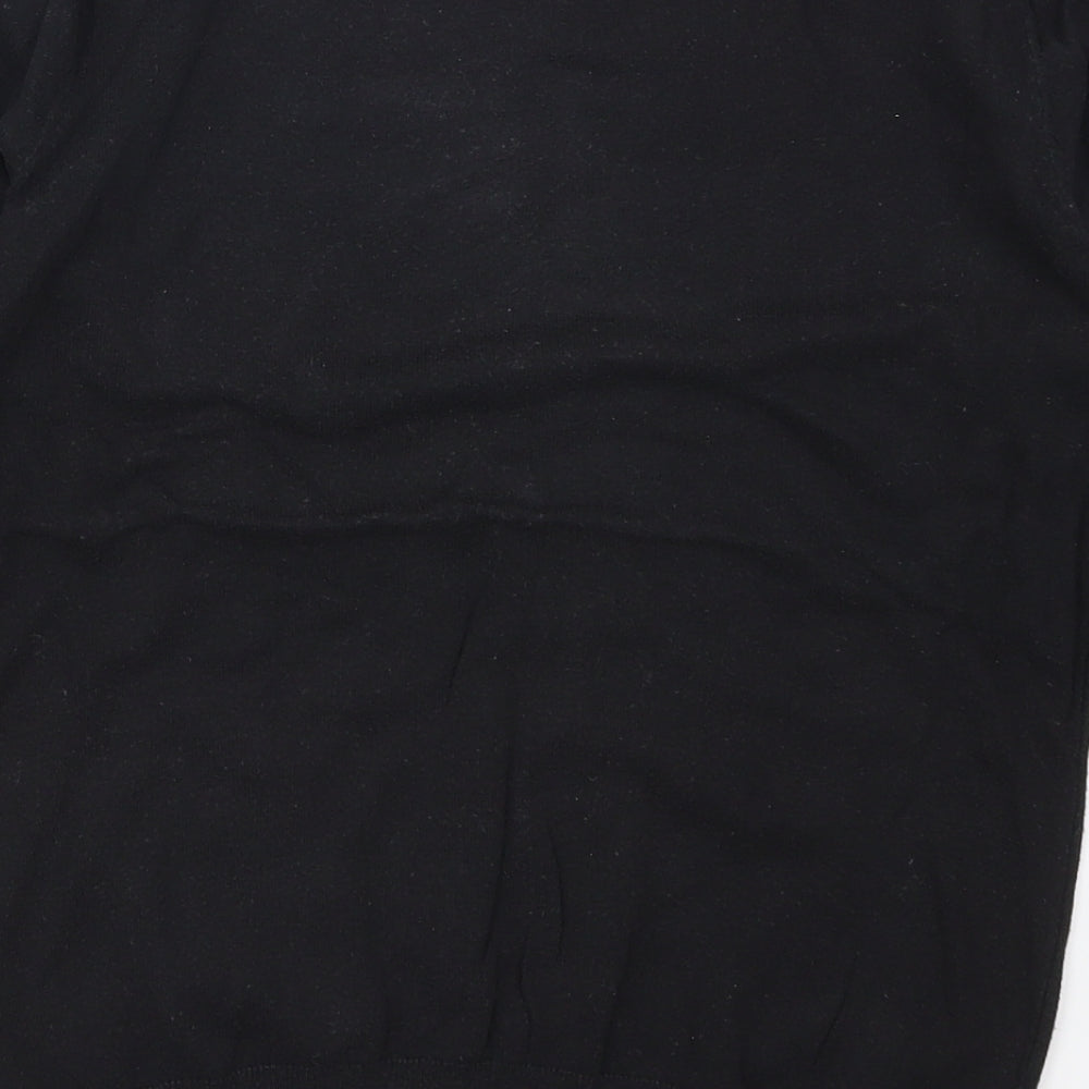 NEXT Womens Black  Knit Pullover Jumper Size 12