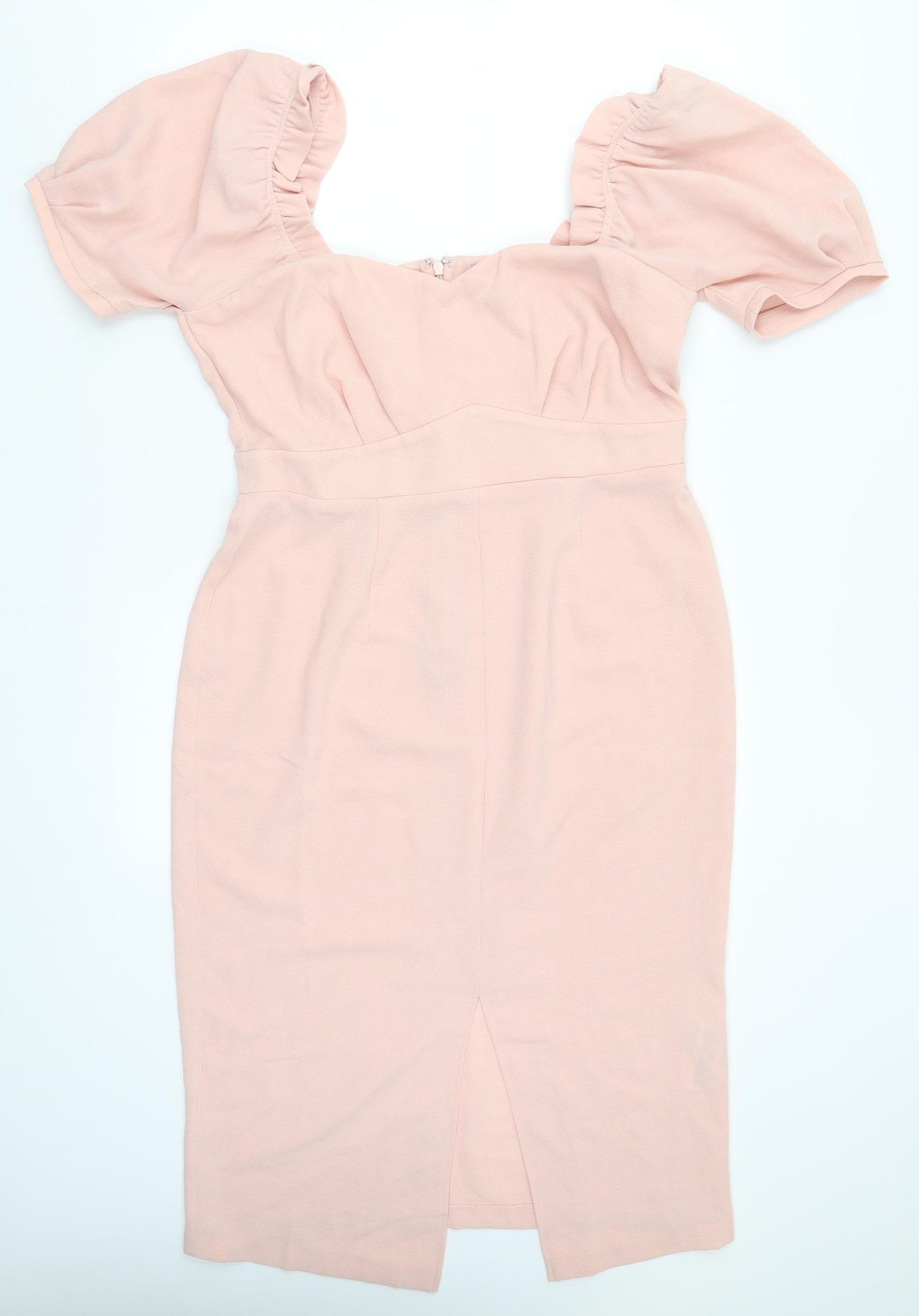 ASOS Womens Pink   Pencil Dress  Size 14