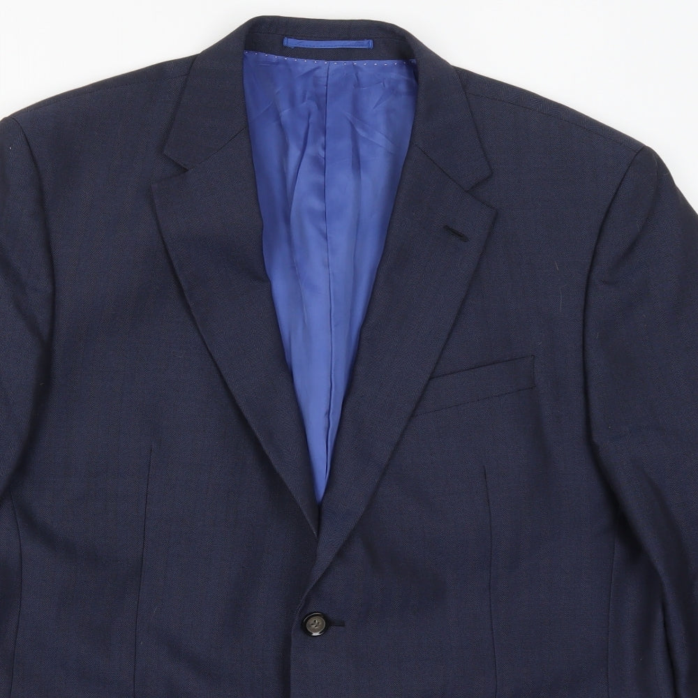 Skopes Mens Blue   Jacket Suit Jacket Size 44