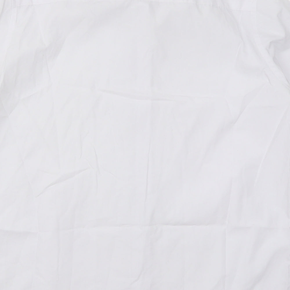 Marks and Spencer Boys White   Basic Button-Up Size 15-16 Years